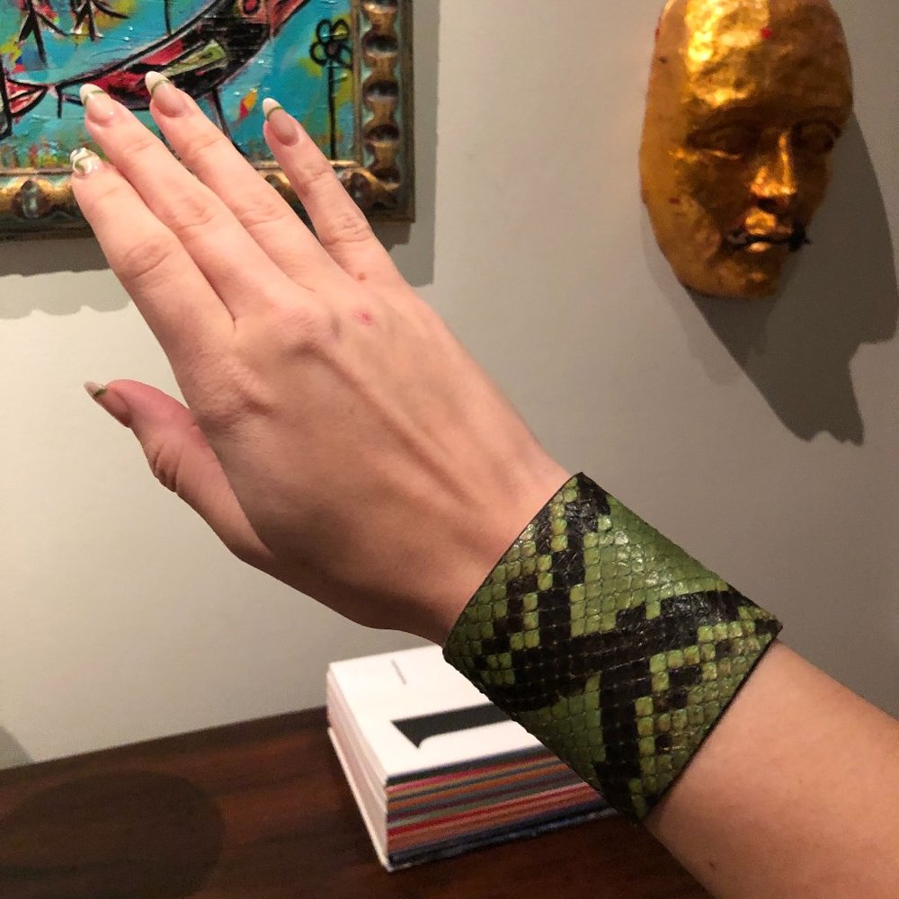 David Hall Hodges Custom Genuine Python Cuff - image 1